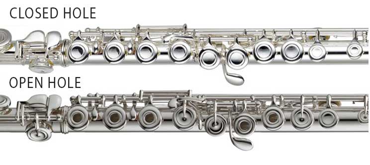 Open and Closed Hole Flutes What Is The Difference Musical