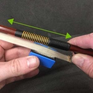 How to rosin your violin bow - 1