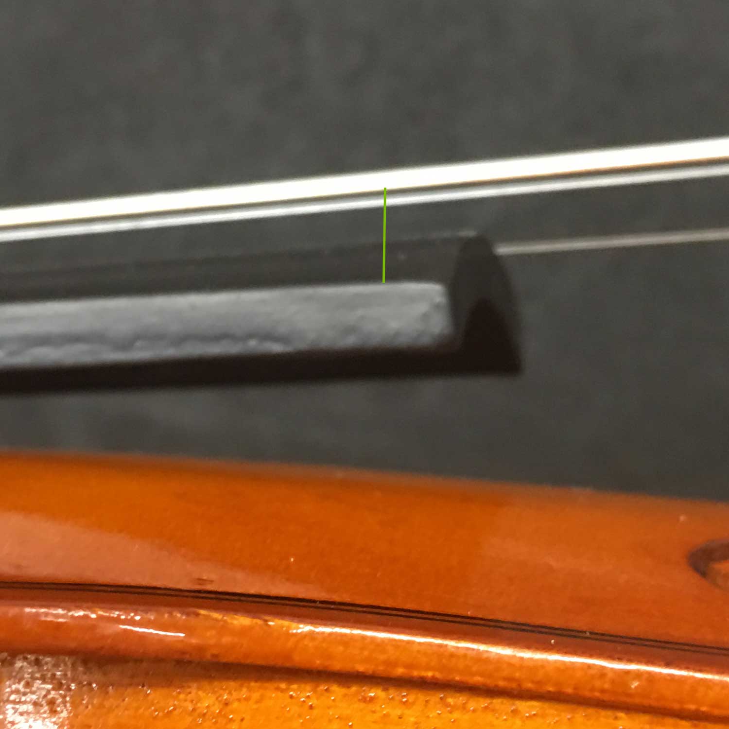 Cheap Violin - String Height