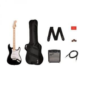 Squier Strat Mini Electric Guitar Starter Pack