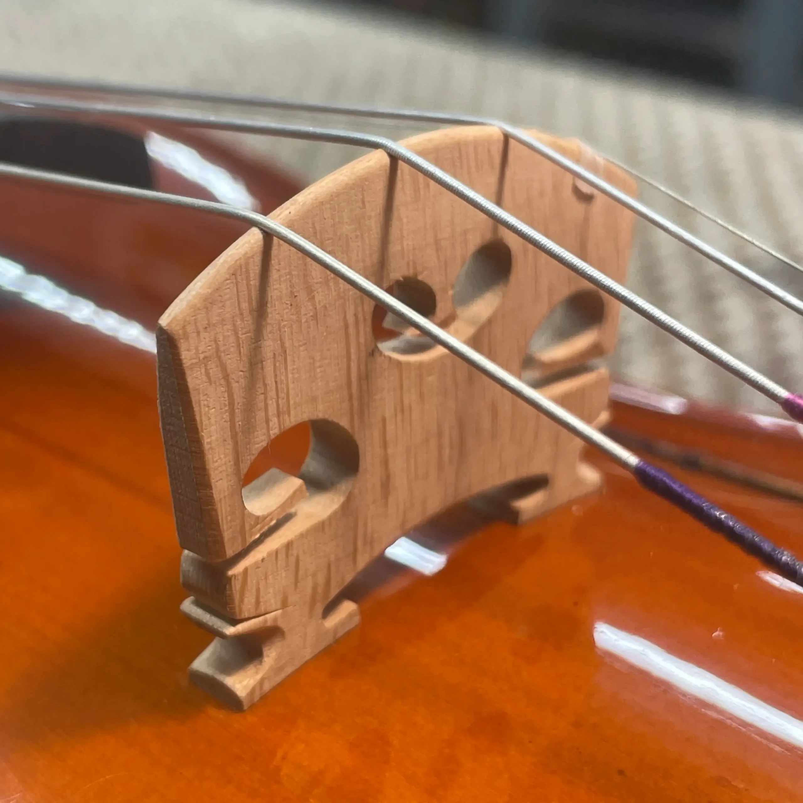 Violin Bridge Setup